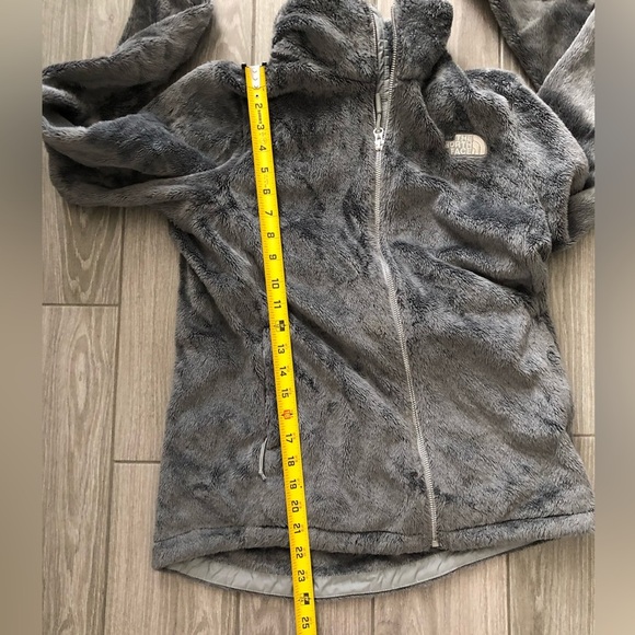 The North Face|Mid grey Osito Jacket,fuzzy Teddy style in charcoal,small logo••• - Picture 12 of 14